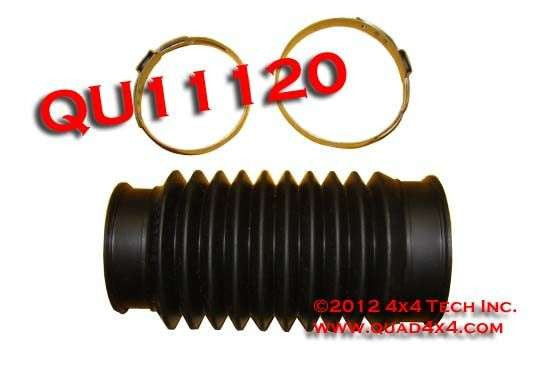 QU11120 Front Driveshaft Slip Yoke Boot and Clamp Kit Torque King 4x4