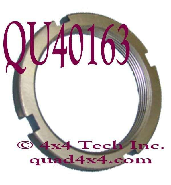 QU40163 Dana 50 and Dana 60 Round 4 Slot Front Outer Spindle Nut Torque King 4x4
