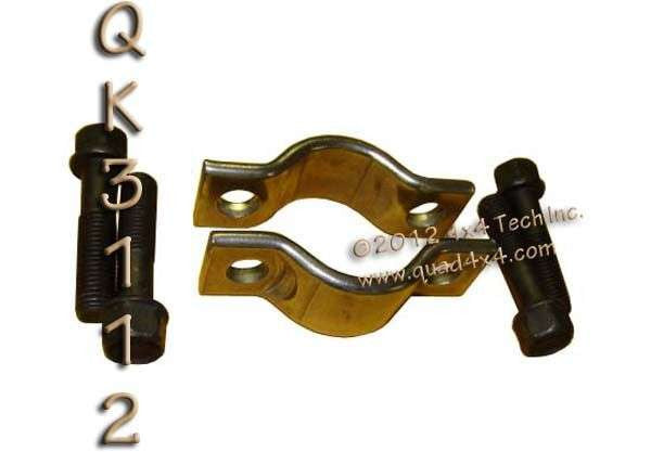 QK3112 Driveshaft Strap & Bolt Kit for GM NV4500 1350 or 1410 Yokes Torque King 4x4