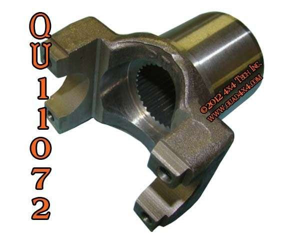 QA11072 NLA NP208D NP241D Transfer Case Rear Output Yoke Torque King 4x4