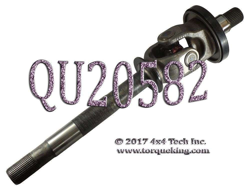 QU20582 F250, F350 Super Duty Left Axle Shaft Assembly for 2005-2019 Torque King 4x4