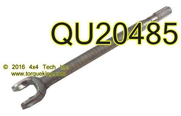 QU20485 New Right Inner Axle Shaft for 1983-1989 Ford Dana 28IF Front Torque King 4x4