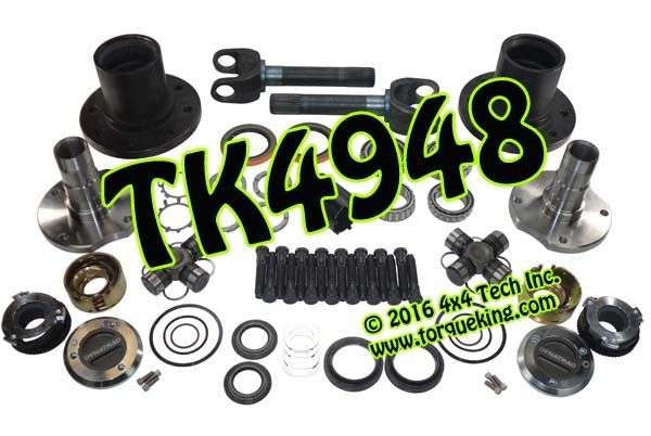 TK4948 94-99 Master Free-Spin Kit with DynaLoc Lock-Out Hubs & Install Tools Torque King 4x4