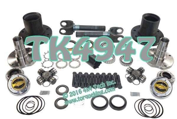 TK4947 94-99 Master Free-Spin Kit with Warn® Lock-Out Hubs & Install Tools Torque King 4x4