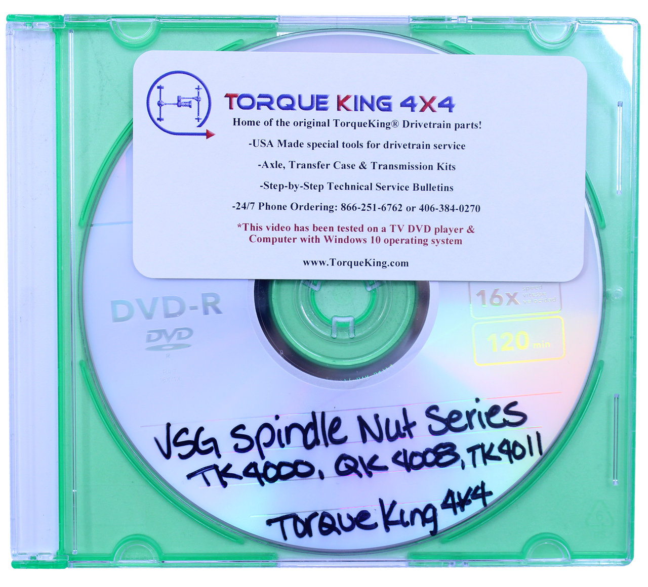 VSG Spindle Nut Service Series Torque King 4x4