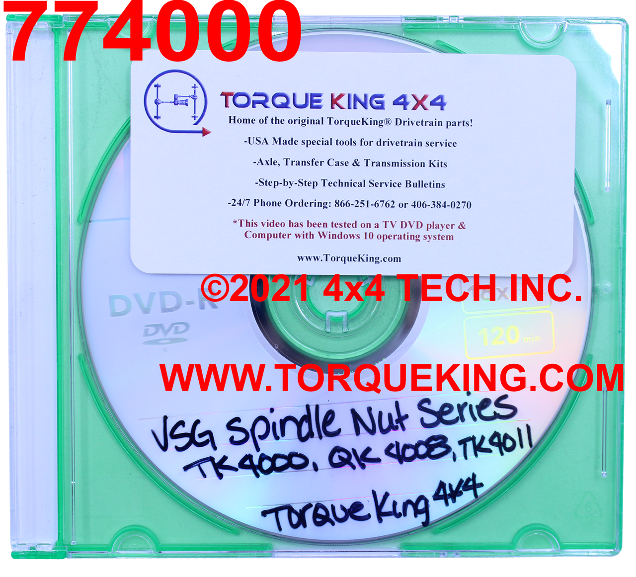 VSG Spindle Nut Service Series Torque King 4x4