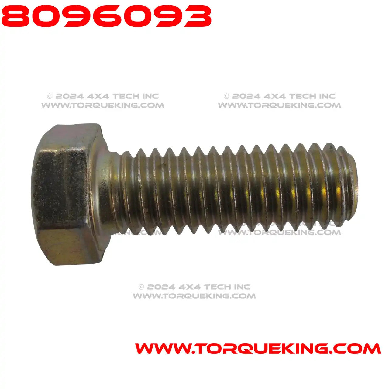 QU8096093 7/16-14 x 1 1/4 UNC Grade 8 Coarse Thread Hex Head Bolt Torque King 4x4