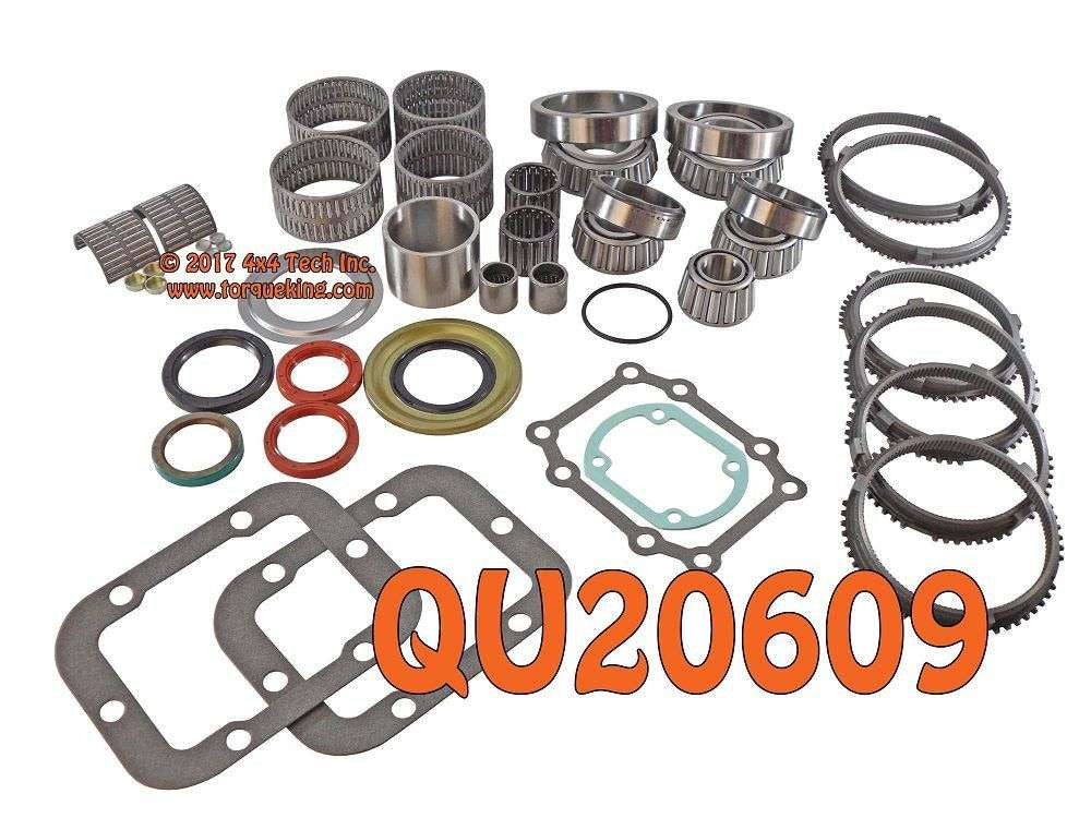 QU20609 Master Bearing, Seal, and Synchro Kit for Ford ZF5-42 5 Speed Torque King 4x4