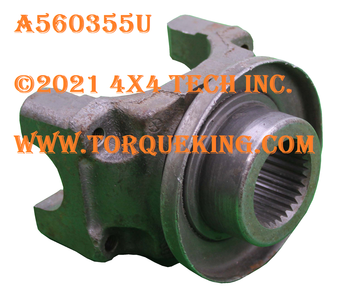 A560355U Used Front Pinion Yoke for 88-10 GM AAM IFS Clamshell Torque King 4x4