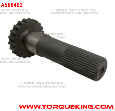 A560402 Inner Output Axle Shaft for 1988-2010 GM AAM 9.25" IFS Clamshell Torque King 4x4