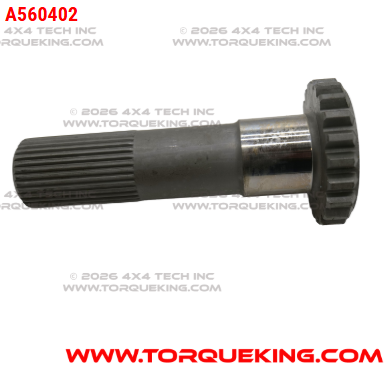 A560402 Inner Output Axle Shaft for 1988-2010 GM AAM 9.25" IFS Clamshell Torque King 4x4