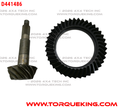 D441486 3.73 Ratio Ring and Pinion Set for Dana 44 Front or Rear Axles Torque King 4x4