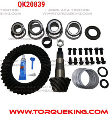 QK20839 4.10 Ratio Ring and Pinion Kit for Ford Dana M300 DRW Torque King 4x4