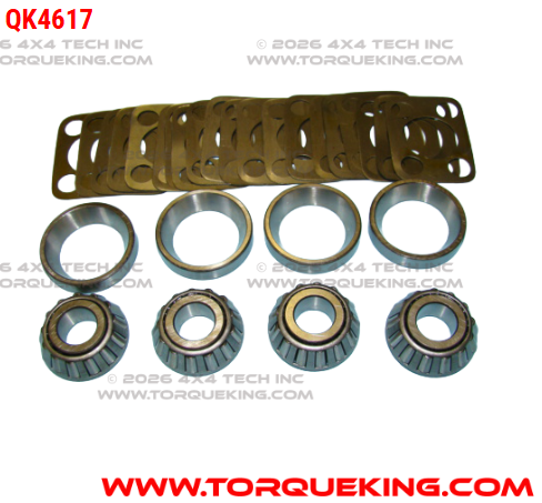 QK4617 Dana Axle Small Knuckle Bearing and Shim Kit Torque King 4x4