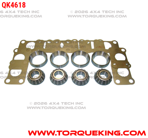 QK4618 Dana 44HD, Dana 60, Dana 70 Large Closed Knuckle Bearing Kit