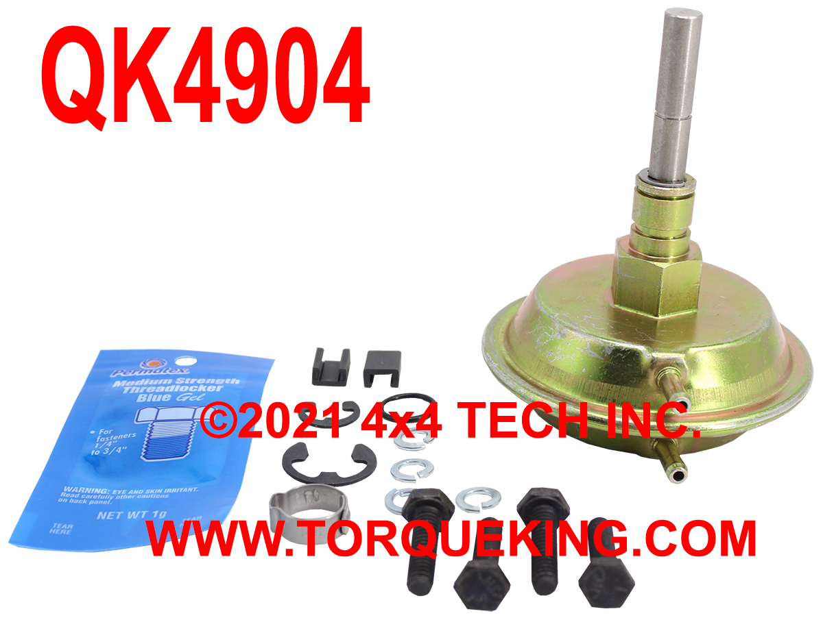 QK4904 Replacement Vacuum Motor Kit for Dana CAD Front Axles Torque King 4x4