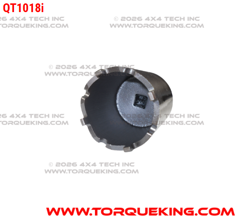 QT1018i 4 Lug Spindle Nut Socket for Dana 50IFS & Dana 60 Front Axles Torque King 4x4