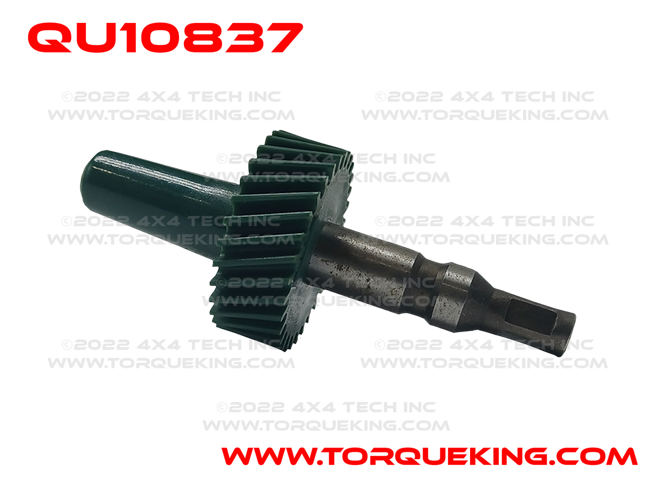QU10837 31 Tooth Speedometer Driven Gear & Shaft Torque King 4x4