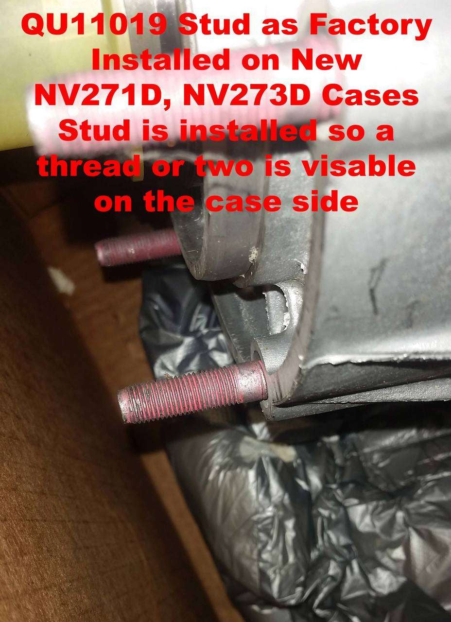 QU11019 Transfer Case to Transmission Mounting Stud for Ram Torque King 4x4