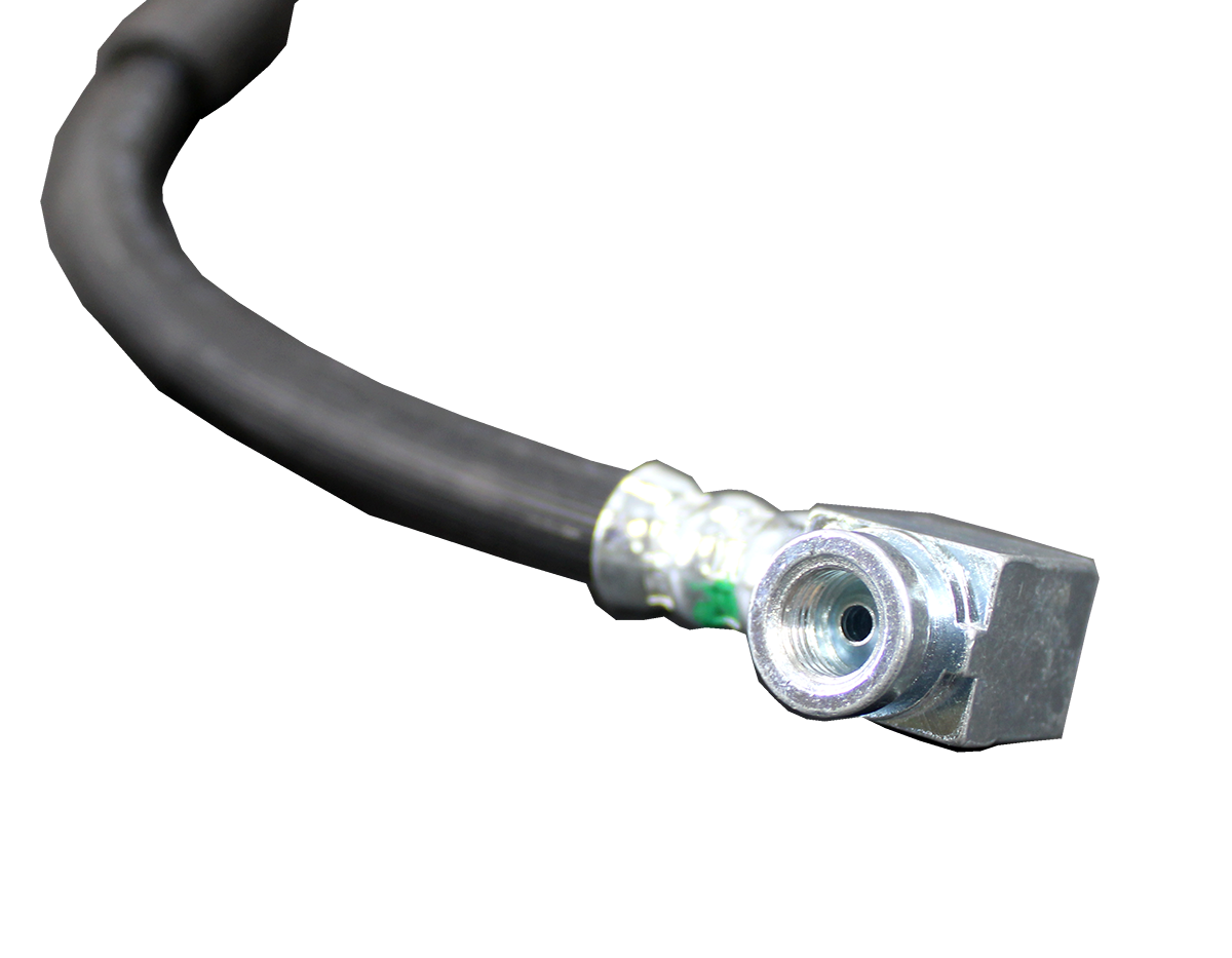 QU11539 Center Frame to Front Axle Brake Hose for 85-93 Dodge D44 Torque King 4x4