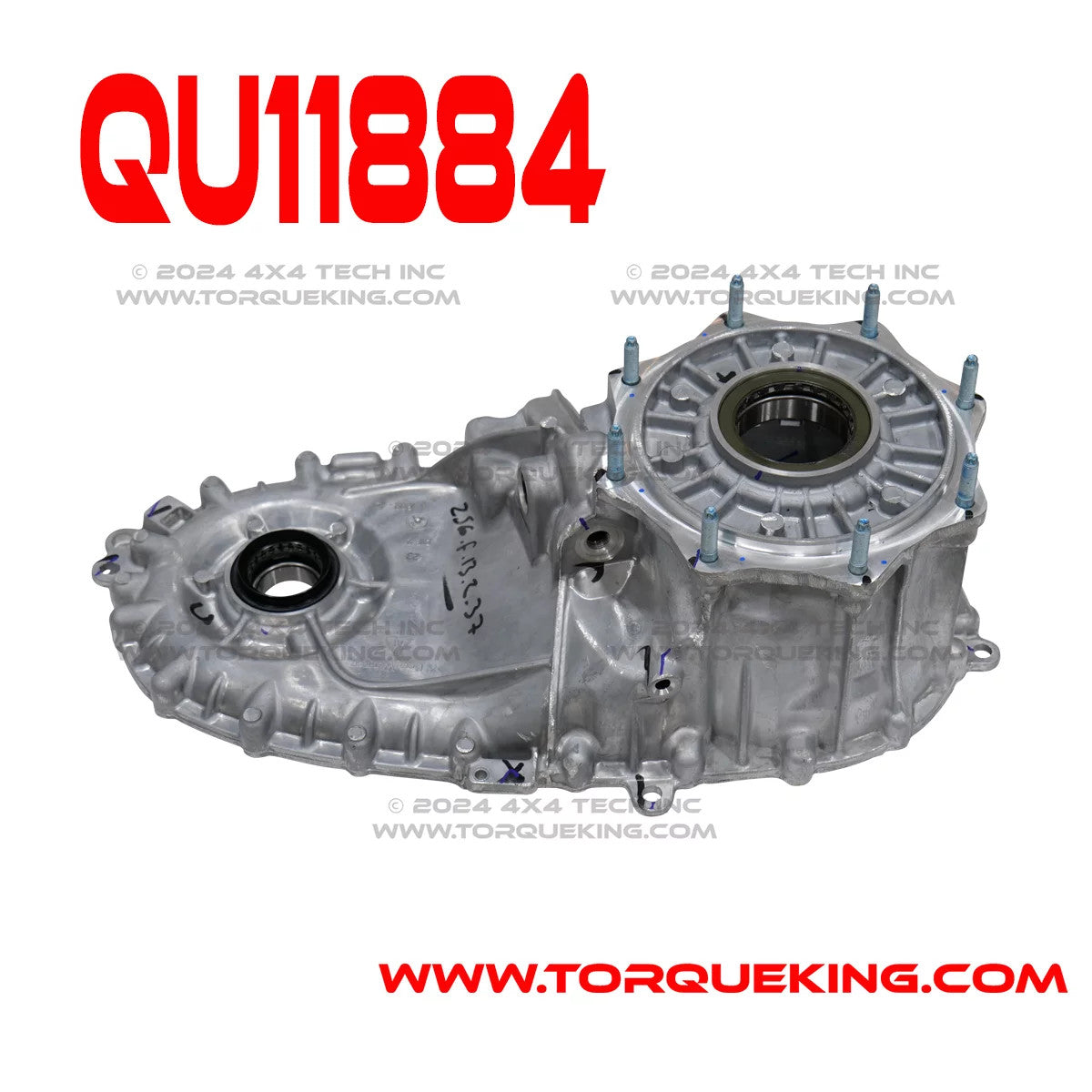 QU11884 BW4447 8-Bolt Front Case Half Sub-Assembly for Most 2012-current Ram 3500, Ram 4500 and Ram 5500 4x4 trucks