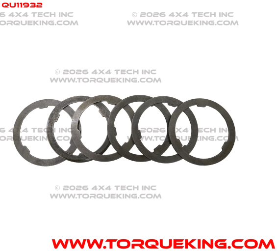QU11932 Pinion Shaft Shim Kit for Most 2019-up Ram AAM Rear, Shims 1.6106 to 1.7286mm