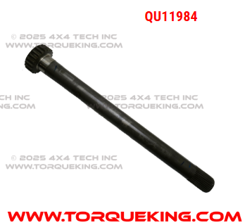QU11984 Front Differential Output Shaft 2019-up RAM 4500, RAM 5500 4x4
