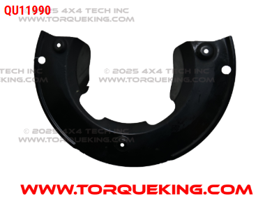 QU11990 Front Brake Rotor Shield 2019-up RAM 4500, RAM 5500 4x4