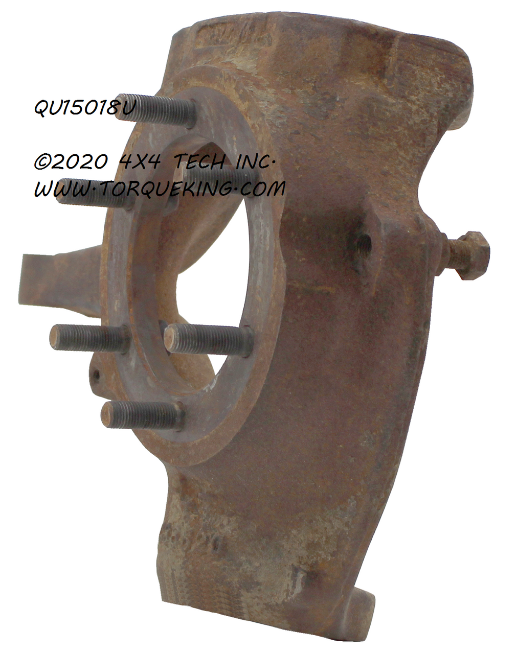 QU15018U Used Left Steering Knuckle for 1974-1977.5 Jeep Dana 44 Torque King 4x4