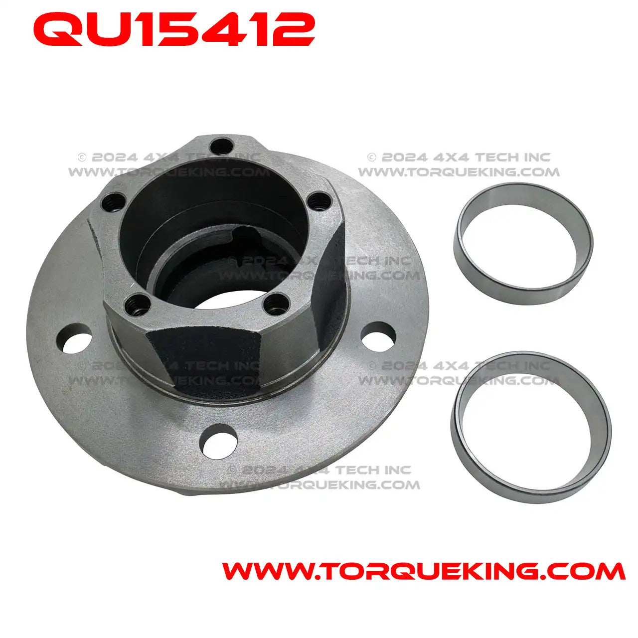 QU15412 Front Wheel Hub Assembly for 1981-1986 Jeep CJ Dana 30