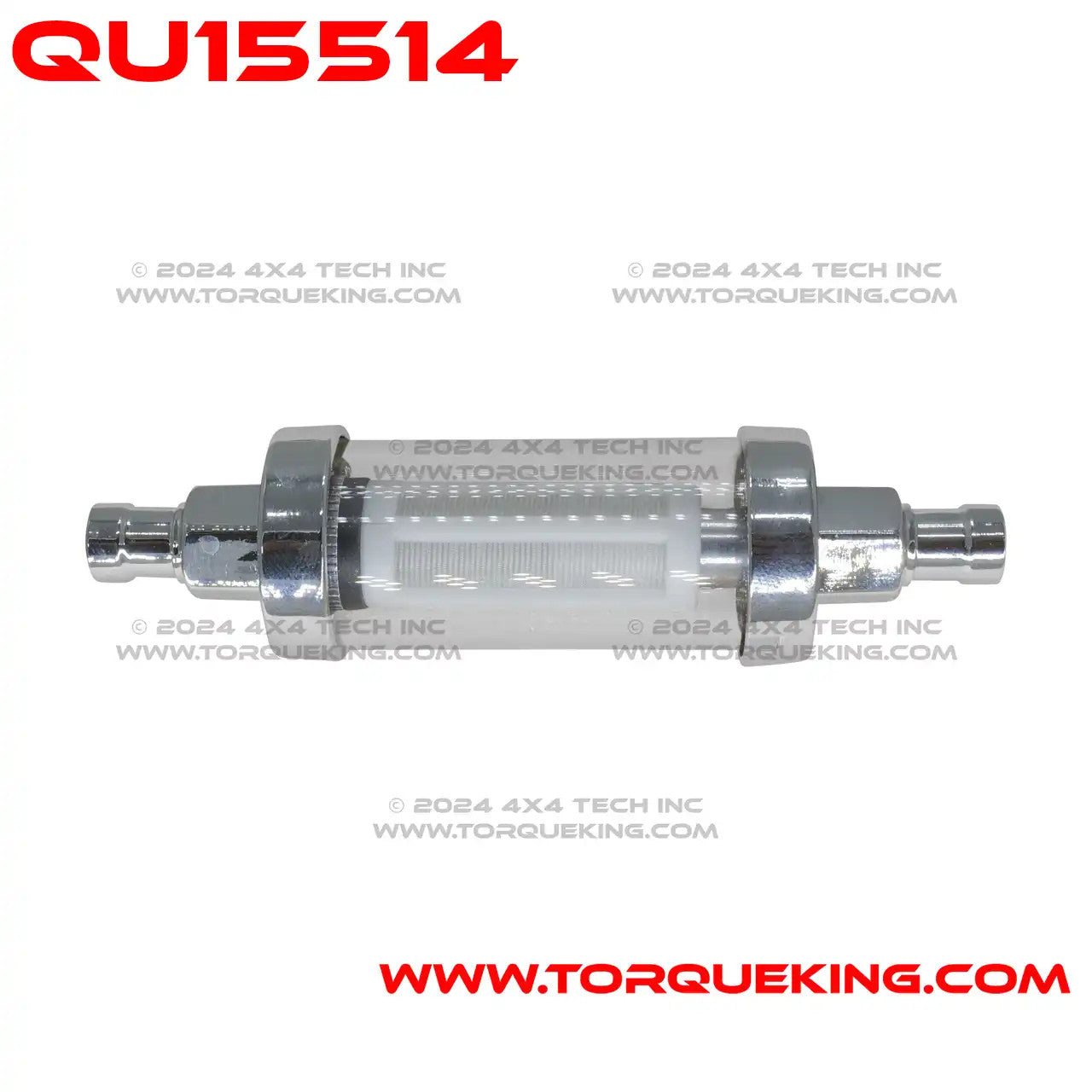 QU15514 Roxor 5/16" Barbed Inline Filter Torque King 4x4