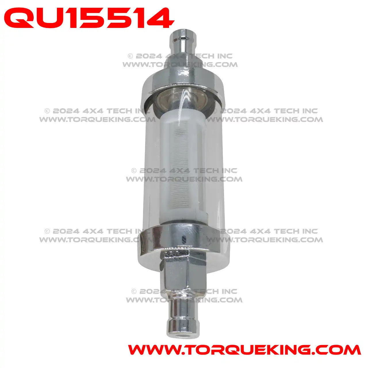 QU15514 Roxor 5/16" Barbed Inline Filter Torque King 4x4