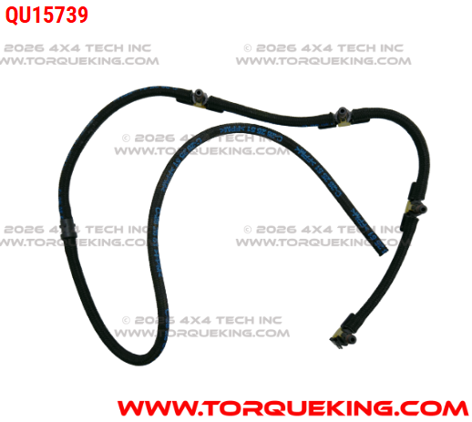 QU15739 Roxor Fuel Injector Return Line 2.5L Torque King 4x4
