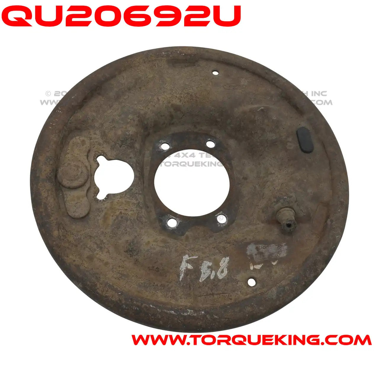 QU20692U 8.8 Right Backing Plate