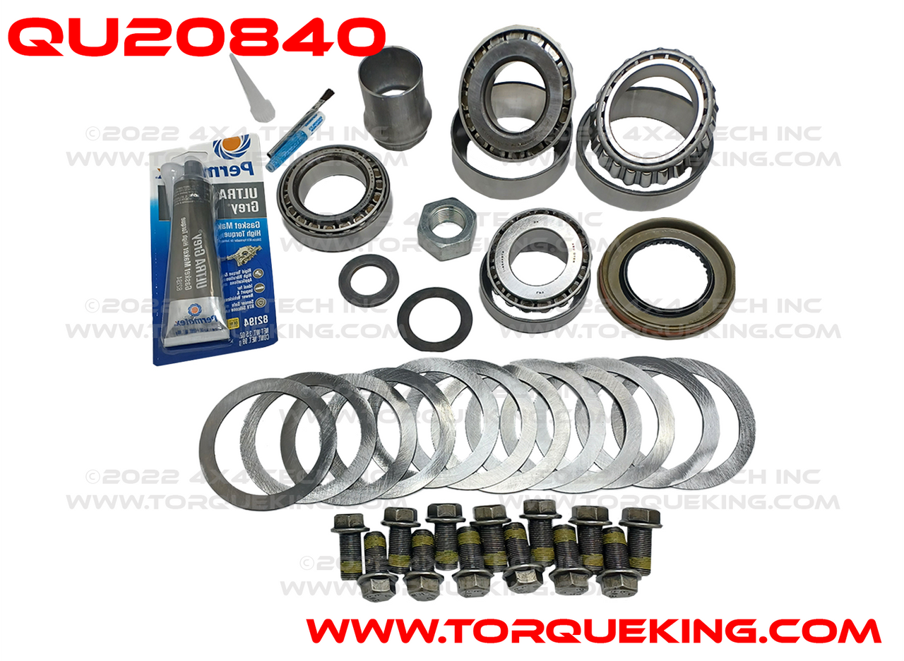 QU20840 Master M275 Diff Bearing, Seal Kit for 2017-current Ford SRW F250, F350 Torque King 4x4