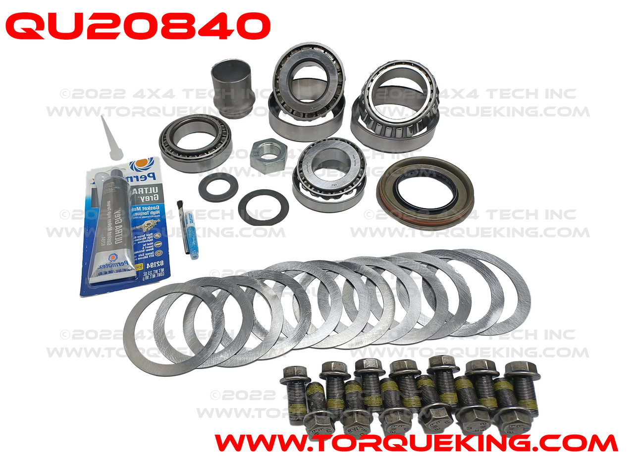 QU20840 Master M275 Diff Bearing, Seal Kit for 2017-current Ford SRW F250, F350 Torque King 4x4