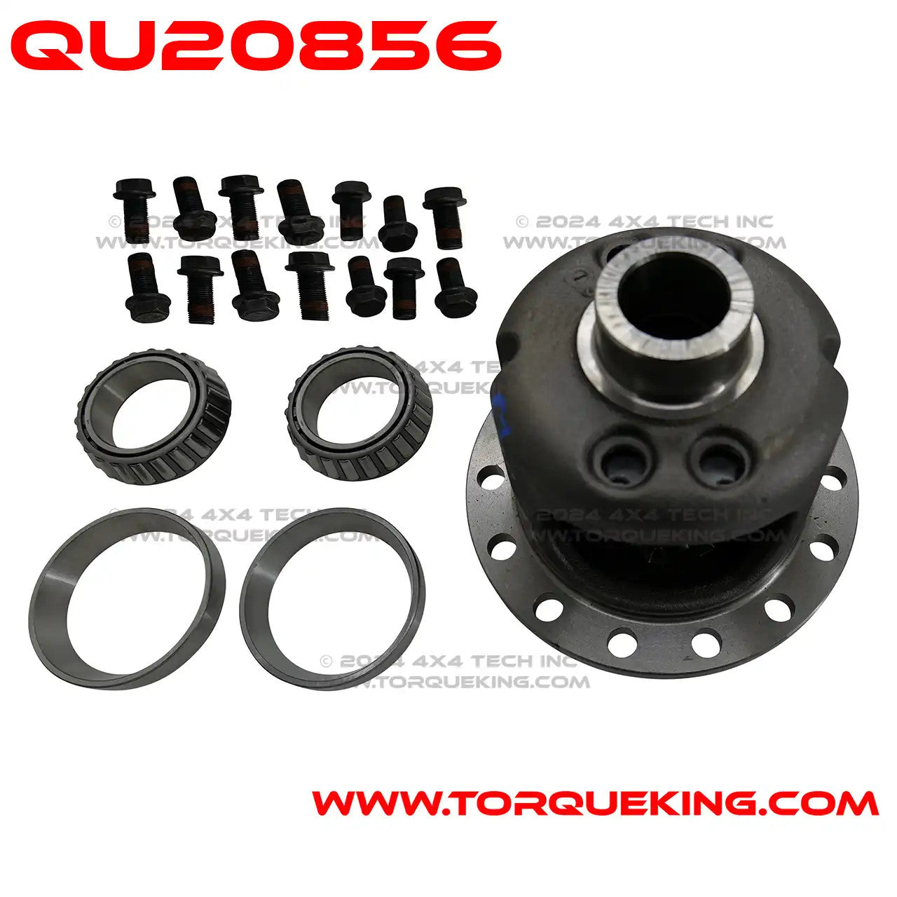 QU20856 4.10 & Up Loaded Trac Lok Rear Diff for M300 DRW, 41 Spline Torque King 4x4