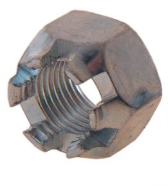 QU20996 9/16" Fine Thread Castle Nut