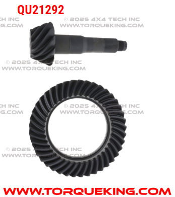 QU21292 3.31 Ratio Ring and Pinion Set 2017-2022 Dana Super 60 Front Torque King 4x4