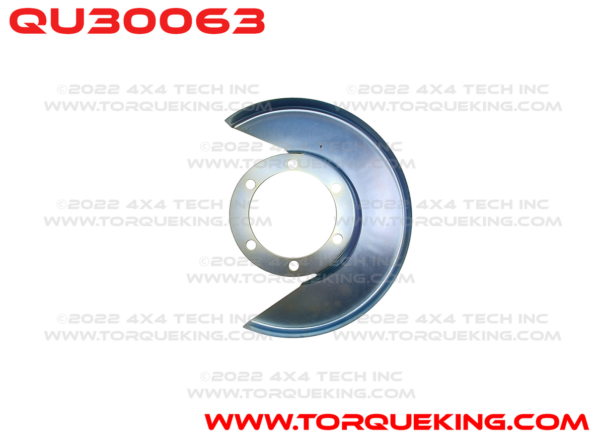 QU30063 Dana 60 Left Brake Splash Shield for 1977-1991 Chevy/GMC Torque King 4x4