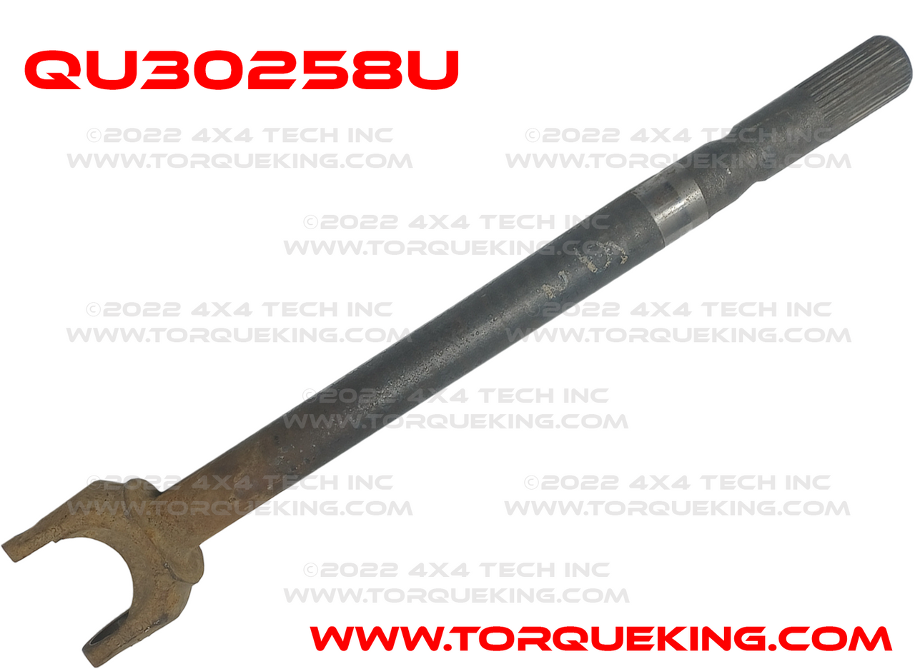 QU30258U Used Right 30 Spline Inner Axle Shaft for GM 10 Bolt Front Axles Torque King 4x4