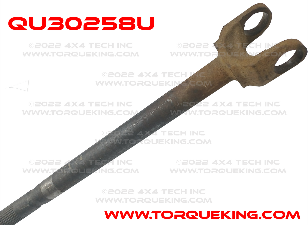 QU30258U Used Right 30 Spline Inner Axle Shaft for GM 10 Bolt Front Axles Torque King 4x4