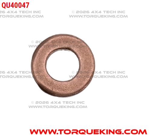 QU40047 Copper Hub Sealing Washer for Spicer Spline Mount Hub Locks