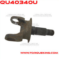 QU40340U USED Dodge Dana 60 Front Outer Axle Shaft with Slinger