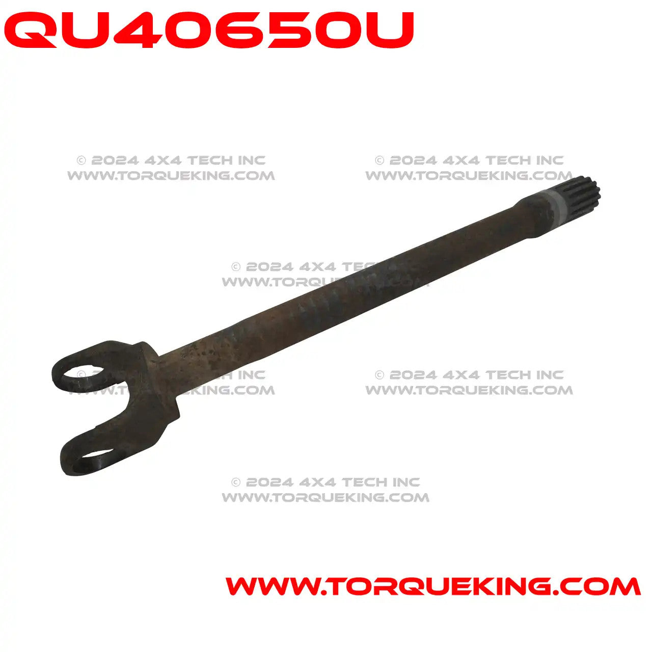 QU40650U USED Left Inner Axle Shaft for 1988-1993 Dodge Dana 44 CAD Torque King 4x4