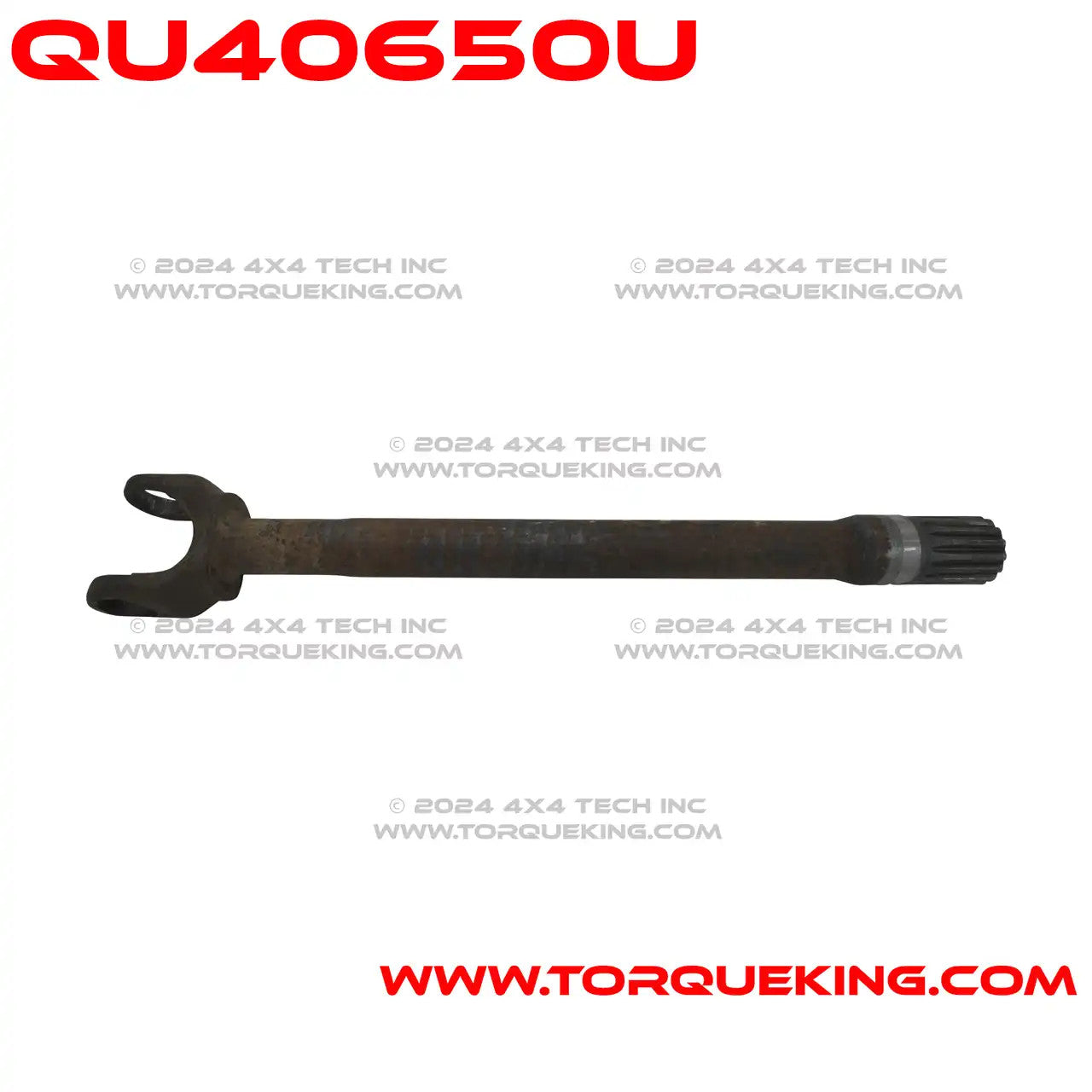 QU40650U USED Left Inner Axle Shaft for 1988-1993 Dodge Dana 44 CAD