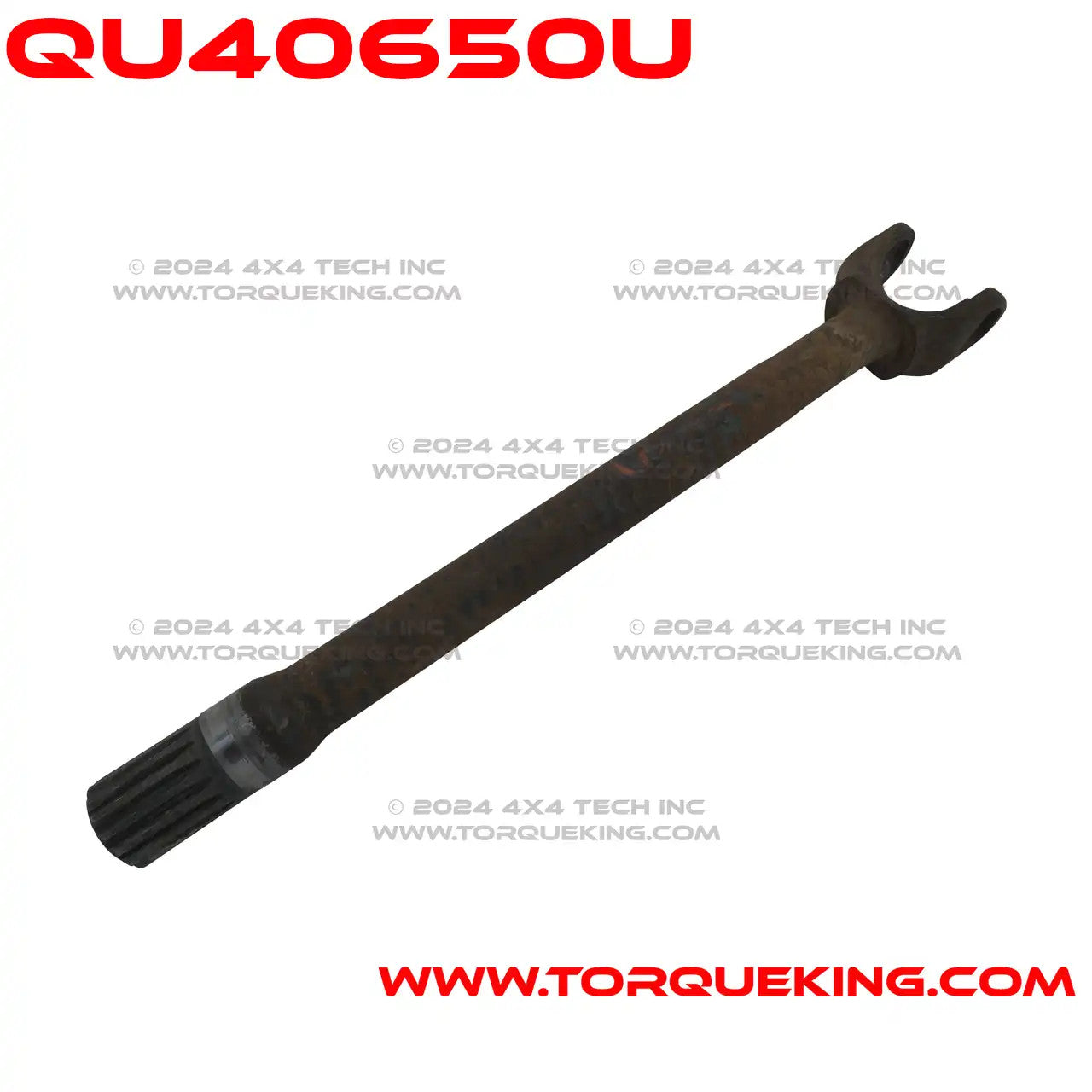 QU40650U USED Left Inner Axle Shaft for 1988-1993 Dodge Dana 44 CAD Torque King 4x4