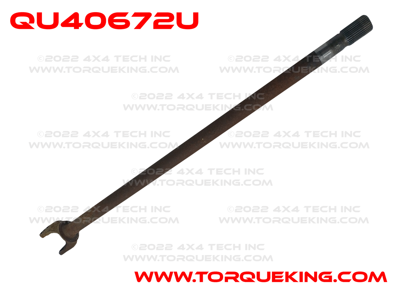 QU40672U Used 30 Spline Right Inner Axle Shaft for 1973-1979 Ford 1/2 Ton Torque King 4x4