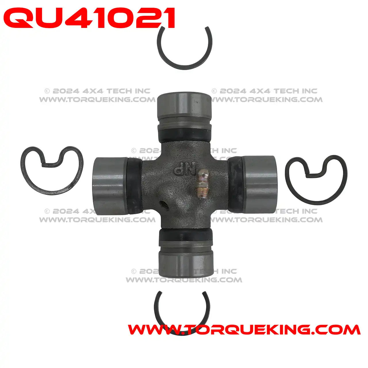 QU41021 Greaseable Spicer 1350 x Detroit 7290 Conversion U-Joint Torque King 4x4