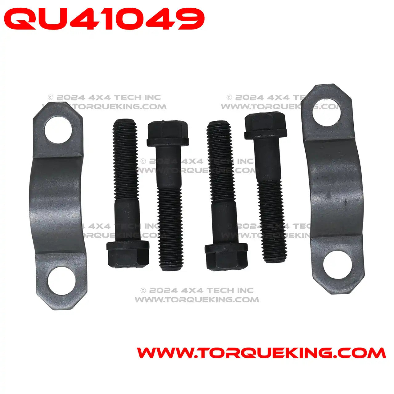 QU41049 U-Joint Strap & Bolt Kit for GM Applications with 1-1/8" Cap U-Joints